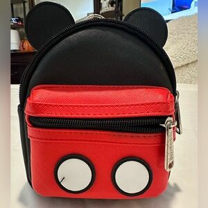 Disney Parks Loungefly Mickey Mouse Wristlet with Belt Loop